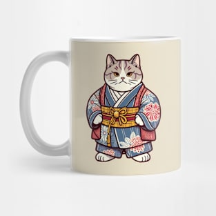 Japanese sumo cat Mug